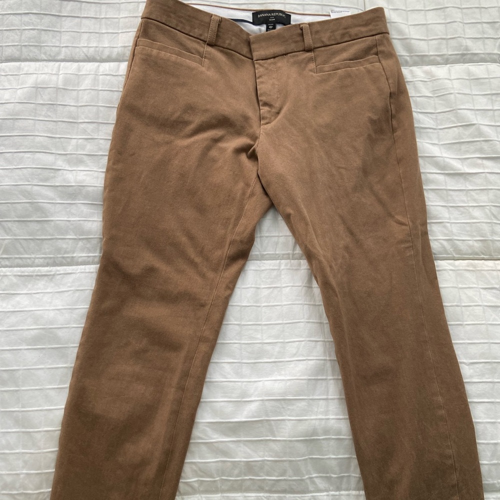 Banana Republic Petite Sloan Khaki trouser